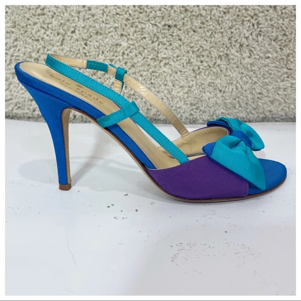 Kate Spade 'Stella' Slingback Heels EUC